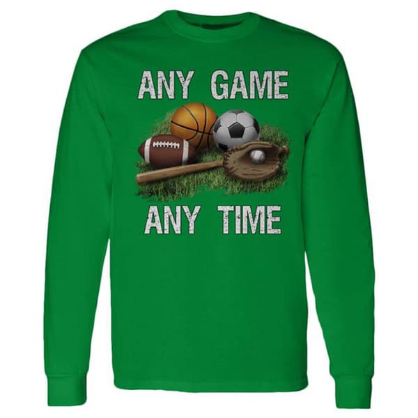 Boys (8-20) Any Gamer Time Long Sleeve w/Earbuds - image 
