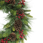 Puleo International Pre-Lit Christmas Wreath with Pinecones - image 5