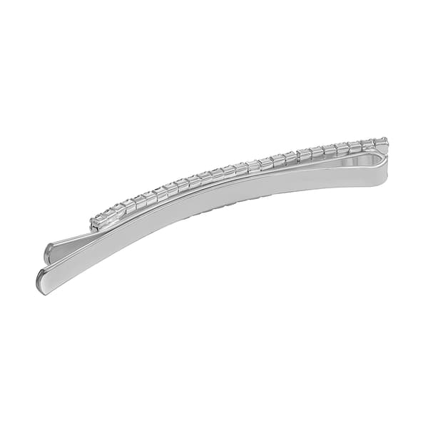 Roman Silver-Tone Crystal Hair Pin