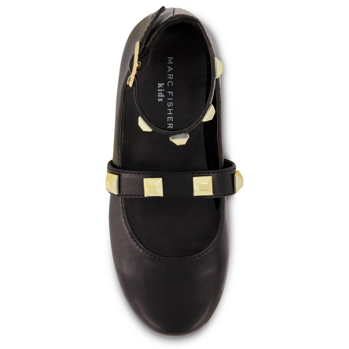 Big Girls Marc Fisher Tashi Buckle Flats