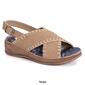 Womens MUK LUKS® City Highrise Strappy Sandals - image 2