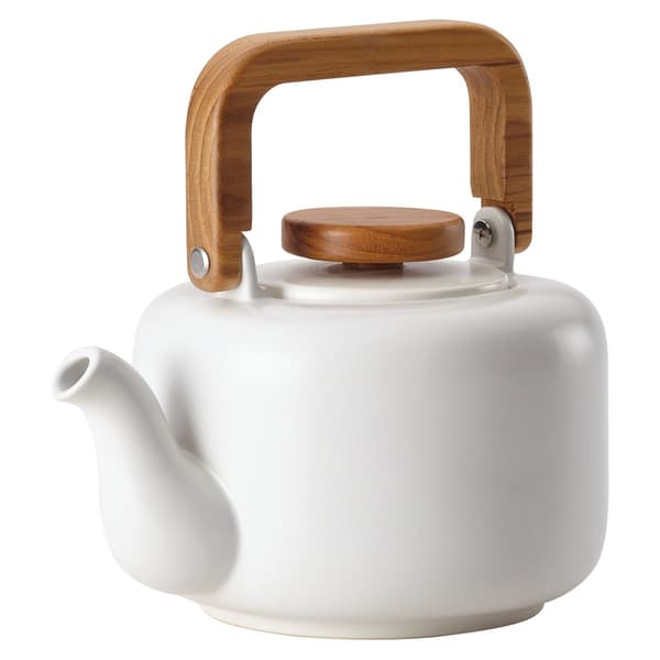 BonJour&#174; Ceramic Coffee and Tea 8 Demitasse Cup Teapot w/ Infuser
