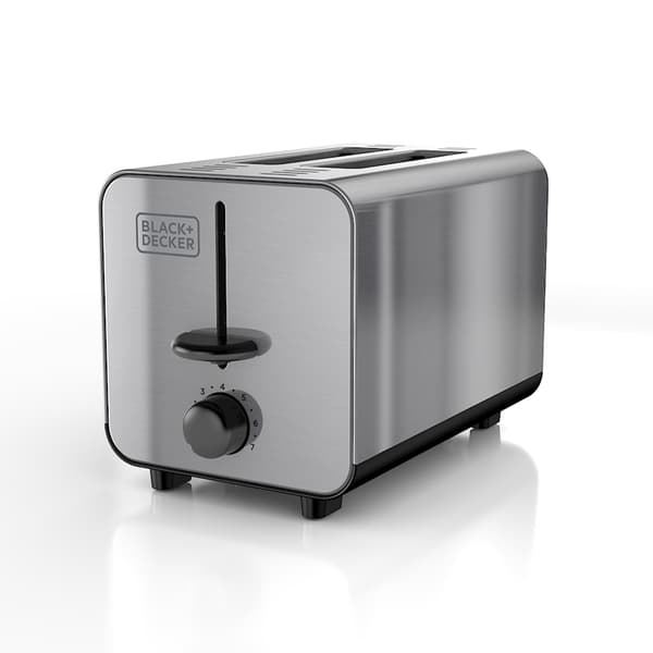 Black &amp; Decker Stainless Steel 2 Slice Toaster