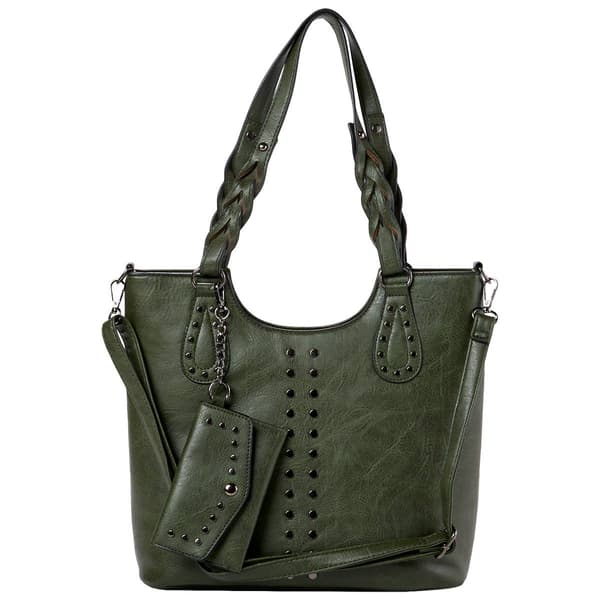 Sam & Hadley Stud Tote with Hangoff