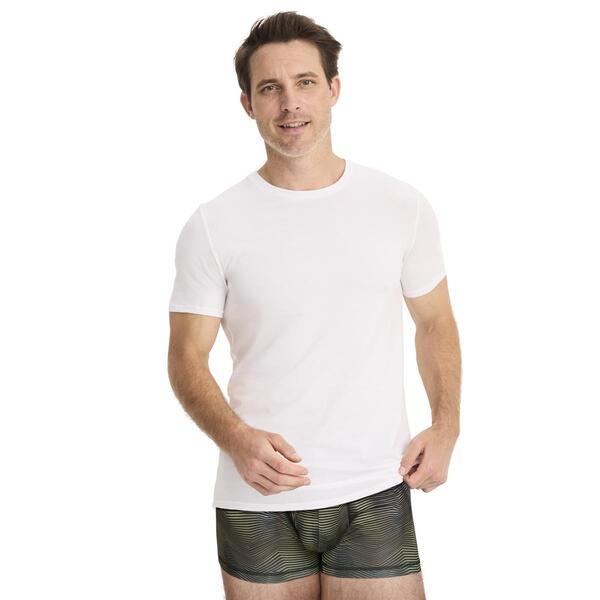 Mens Big & Tall Jockey&#40;R&#41; Cotton Stretch Crew Neck Undershirt - image 