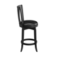 HH2 Home Savana Black Wood Counter Height Swivel Stool - image 4