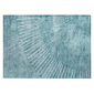 HomeRoots Indoor Outdoor Teal Abstract Non Skid Accent Rug - image 2