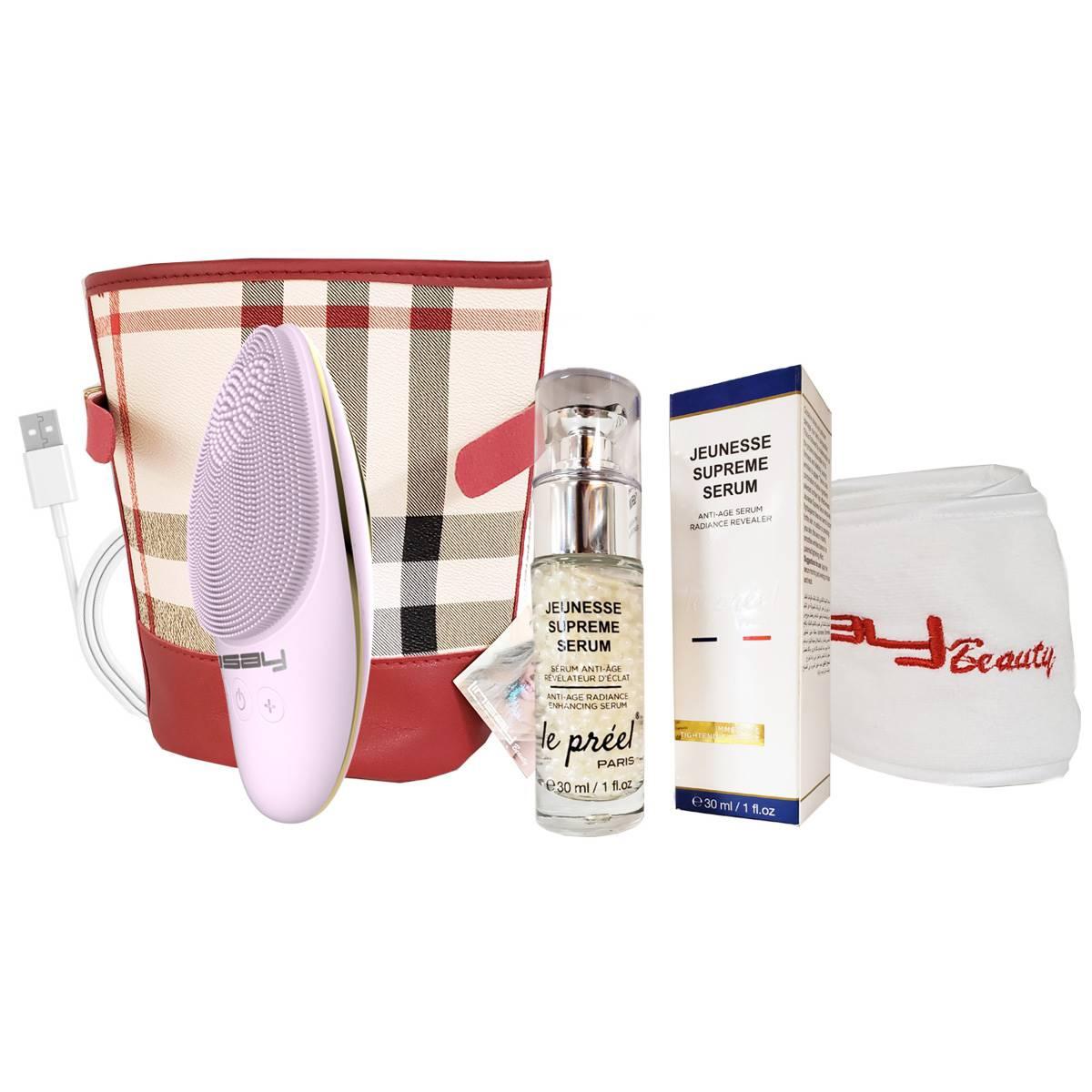 Linsay LED Facial Cleansing Brush Super Bundle