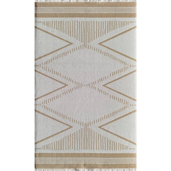 Rugs America&#40;tm&#41; Sloane Gilded Tropics Geometric Area Rug