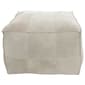 9th & Pike&#40;R&#41; Rustic Leather Pouf Ottoman - image 1