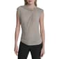Womens DKNY Sleeveless Knot Rouched Solid Top - image 1