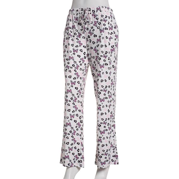 Plus Size MUK LUKS&#40;R&#41; Butterfly Spot Cloud Knit Pajama Pants - image 