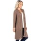 Womens 24/7 Comfort Apparel Waffle Long Sleeve Cardigan - image 3
