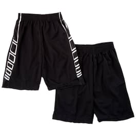  New Balance Big Boys' Dazzle Shorts, Black/Red, 14/16