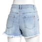 Juniors Wallflower Rhinestone Embellished Denim Short Shorts - image 2