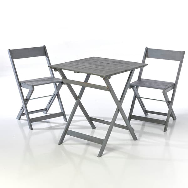 Nantucket 3pc. Wooden Folding Bistro Set - image 
