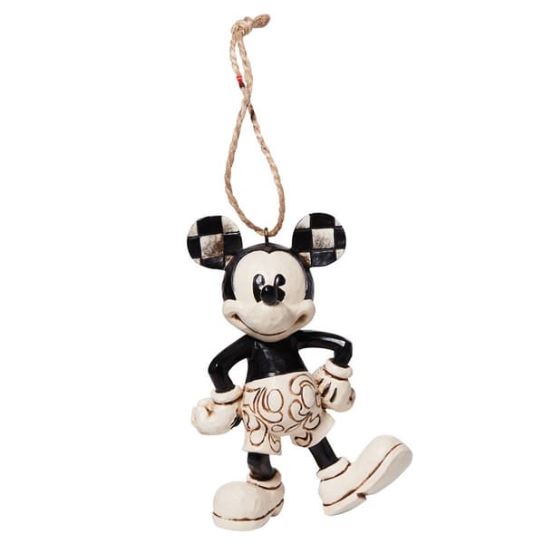 Jim Shore Disney Traditions Mickey Ornaments - Set of 4