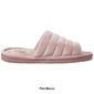 Womens Dearfoams® Ana Solid Quilted Velour Slide Slippers - image 1