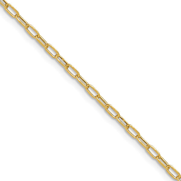 Gold Classics&#40;tm&#41; 14kt. Yellow Gold Beveled 18in. Chain Necklace - image 