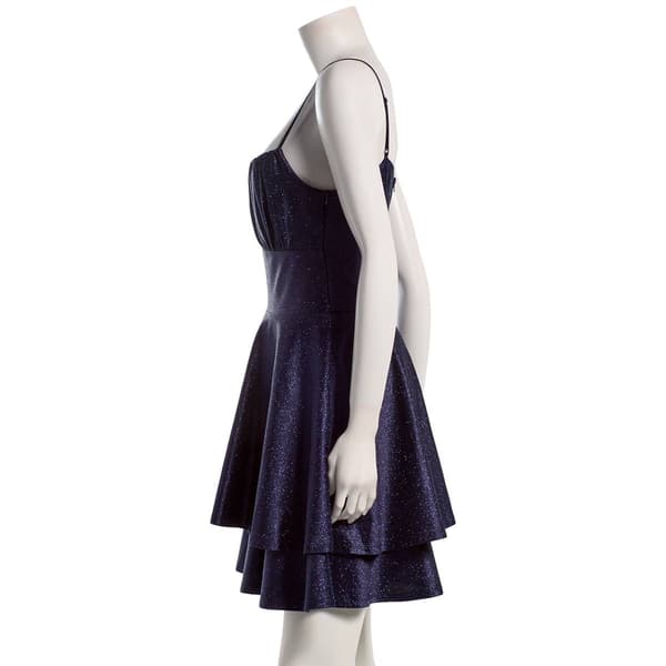 Juniors Emerald Sundae Glitter Emma Double Tier Skater Dress