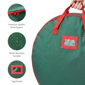 Puleo International 24in. Christmas Artificial Wreath Storage Bag - image 4