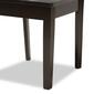Baxton Studio Wanda Dark Brown Finished Wood 5pc. Dining Set - image 6