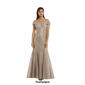 Womens R&M Richards Shimmer Lace Mermaid Evening Dress - image 4