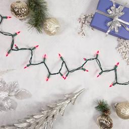 Northlight Seasonal 21.5ft. Pink Mini Christmas Light Set