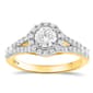 Nova Star(R) Halo  & Split Shank 1ctw. Lab Grown Diamond Ring - image 1