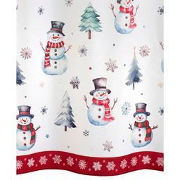 Avanti Winter Snowman Shower Curtain