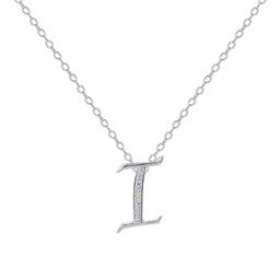 Accents by Gianni Argento Diamond Accent I Initial Necklace