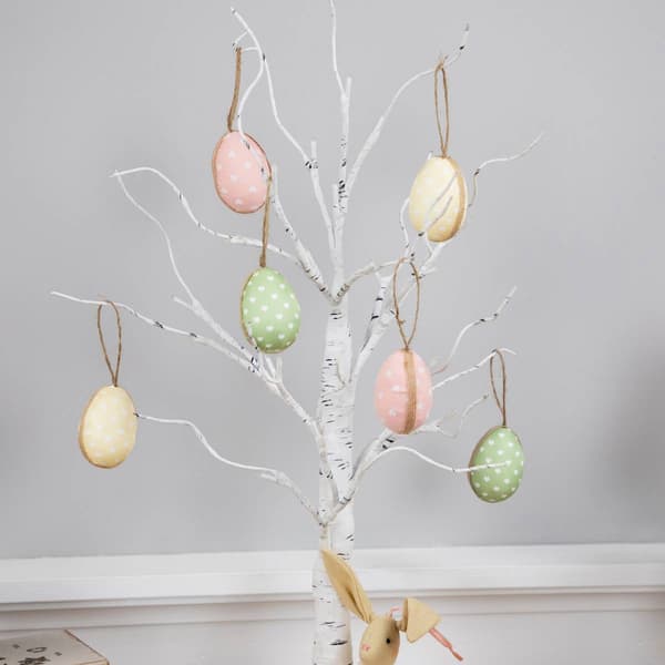 Northlight Seasonal Pastel Easter Egg Ornaments