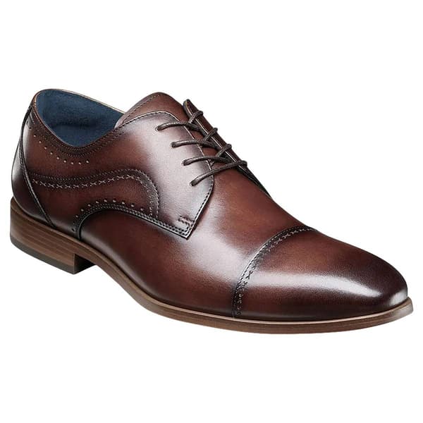 Mens Stacy Adams Bryant Cap Toe Lace Oxfords - image 