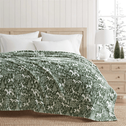 Martha Stewart Nordic Forest Throw Blanket