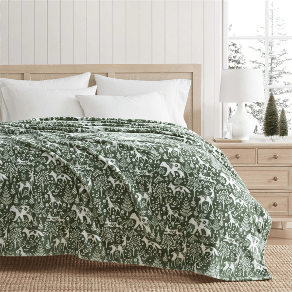 Martha Stewart Nordic Forest Throw - image 