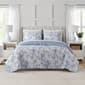 Cedar Court Chantilly Toile Reversible Quilt Set - image 1