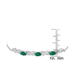 Gianni Argento Green Quartz XO Adjustable Bracelet