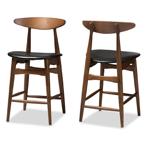 Baxton Studio Flora Counter Stools - Set of 2