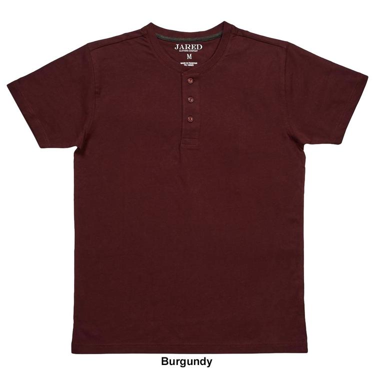 Young Mens Jared Short Sleeve Henley Tee