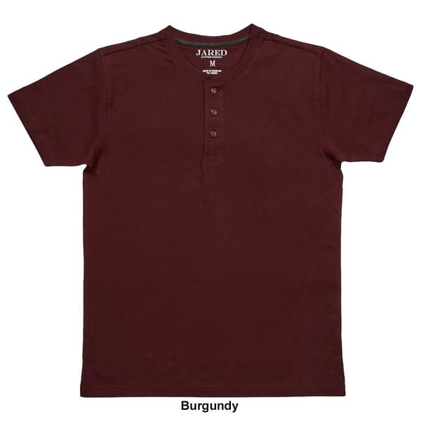 Young Mens Jared Short Sleeve Henley Tee