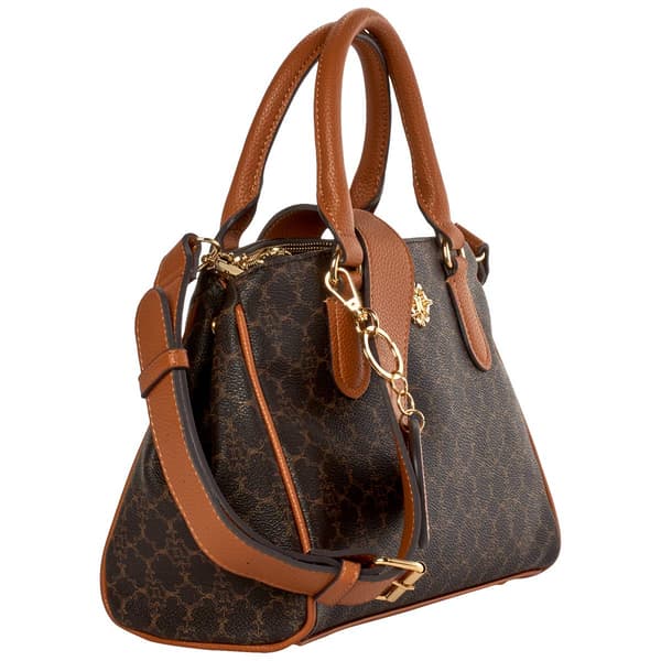 Nanette Lepore Brody Logo Triple Section Satchel