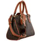 Nanette Lepore Brody Logo Triple Section Satchel - image 3