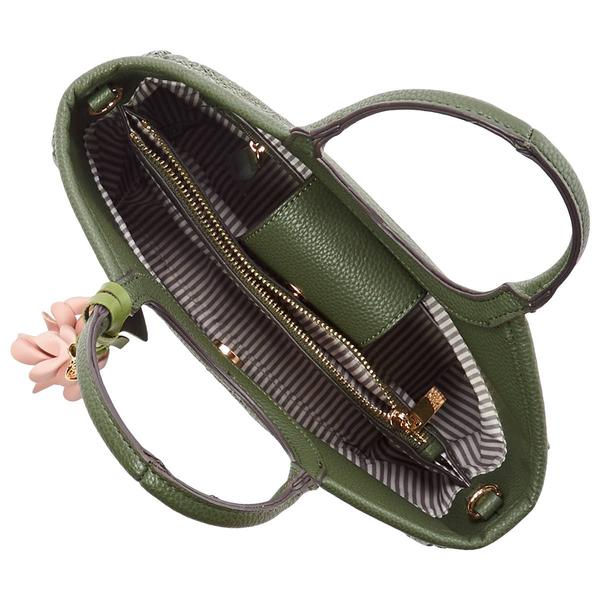 Nanette Lepore Junne Tulip Charm Straw Satchel