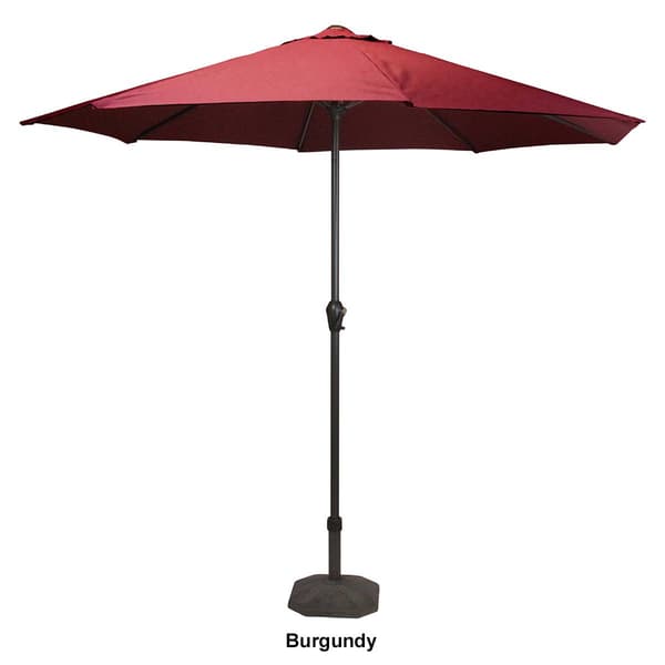 Northlight Seasonal 9ft. Patio Market Umbrella with Hand Crank