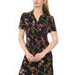 Womens Cece Flutter Sleeve Collar Floral Shift Dress - image 3
