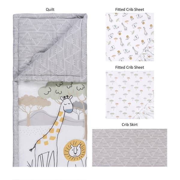 Trend Lab® 3pc. Reversible Tanzania Crib Bedding Set Boscov's