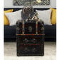 9th & Pike&#174; Dark Wood Steamer Trunk - image 2