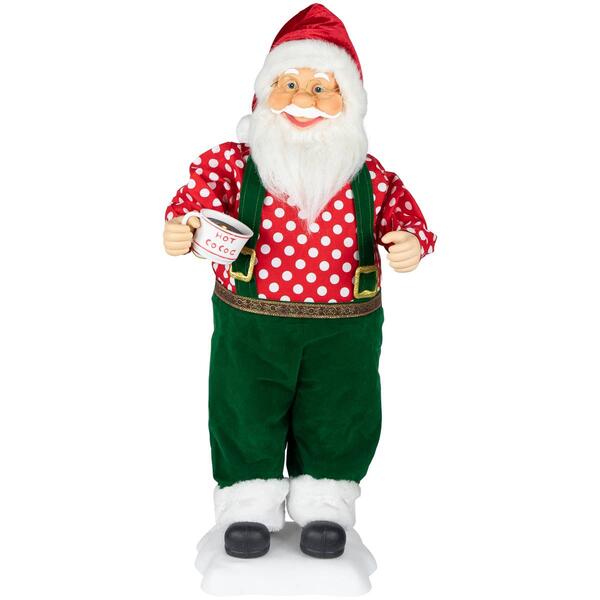 Northlight Seasonal 24in. Animated Santa Claus Christmas Figurine - image 