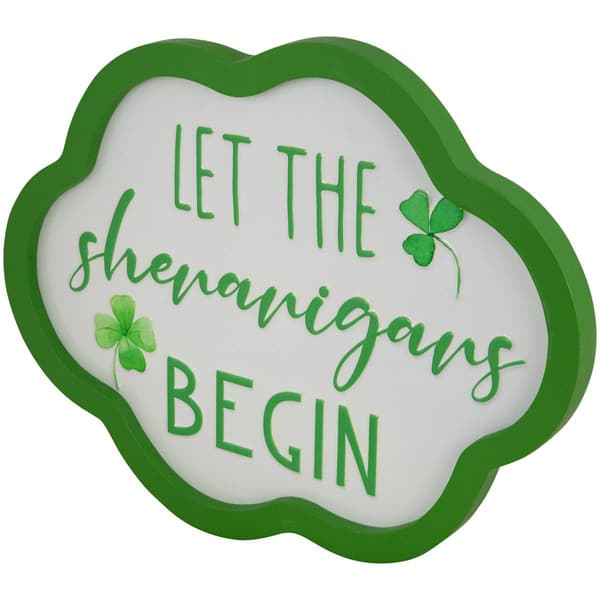 Northlight Seasonal Shenanigans St. Patrick''s Framed Wall Sign
