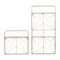 9th & Pike&#174; Geometric Gold Metal Wall Mail Organizer - Set of 2 - image 4